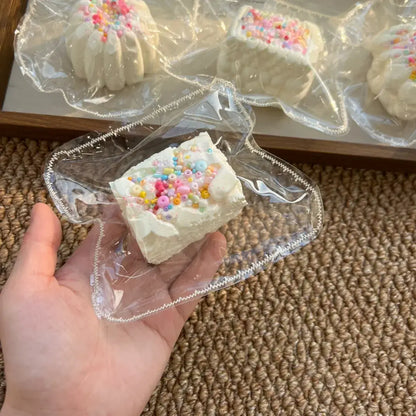 Mini squishies artesanales de tartas y postres