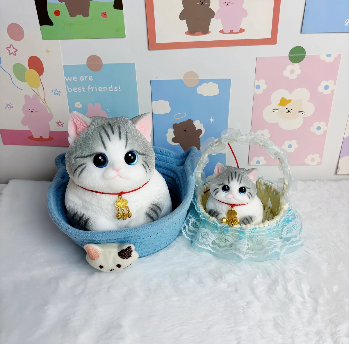 Squishy de gato gordito de silicona