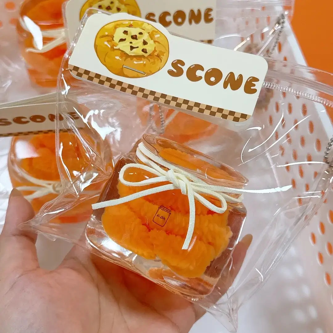 Squishies de silicona de frutas y bubble tea