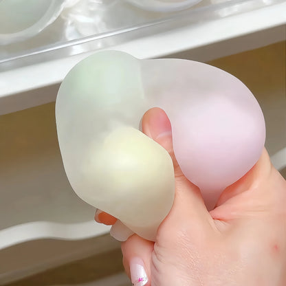 Handmade Crunchy Candy-Shell Lava Squishy Ball - ASMR Stress Relief Toy