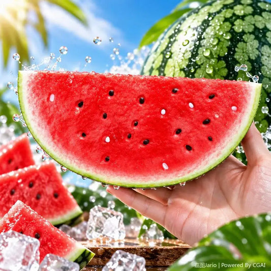 
Ultra-Realistic Watermelon Slice Squishy – Sensory Stress Relief Toy