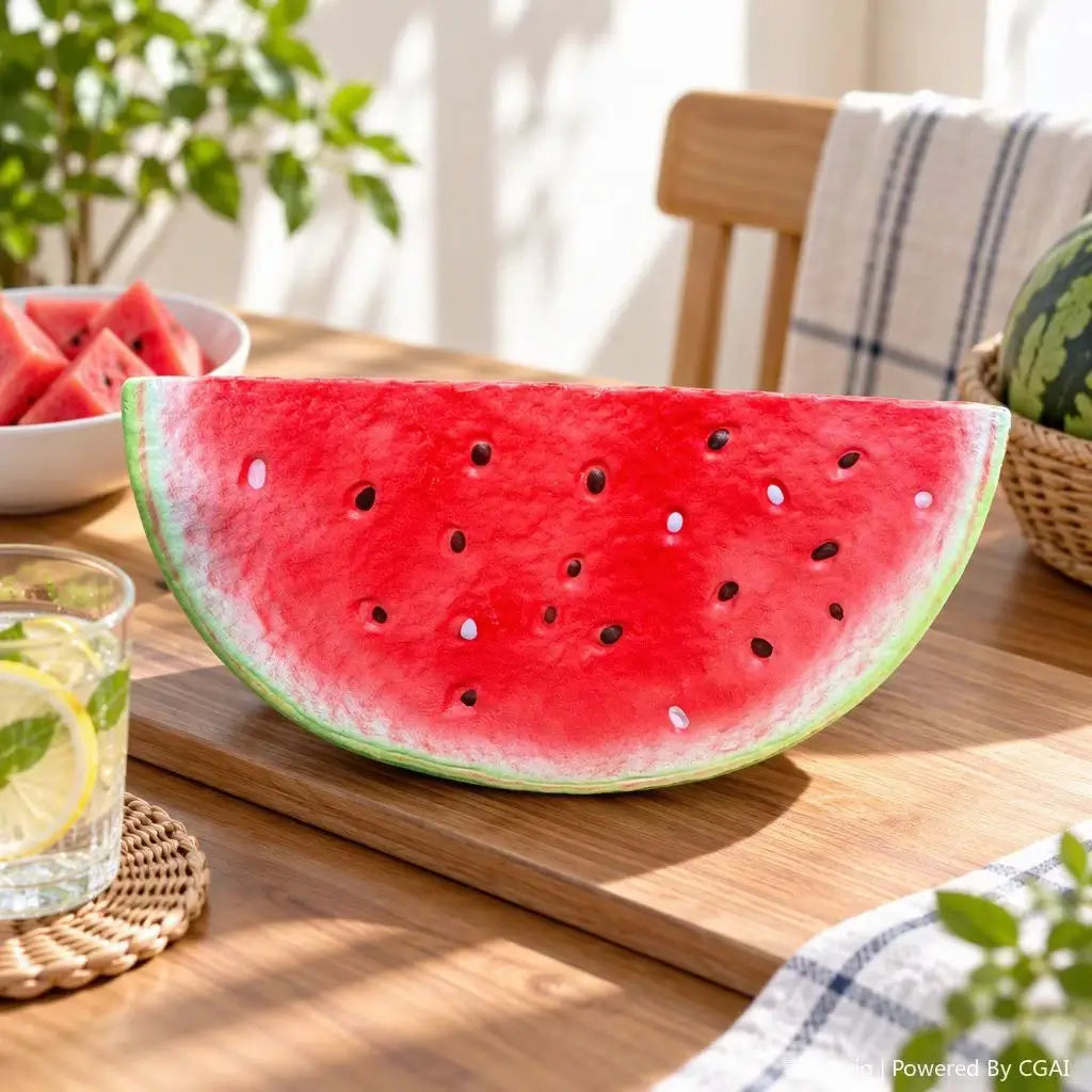 Ultra-Realistic Watermelon Slice Squishy – Sensory Stress Relief Toy