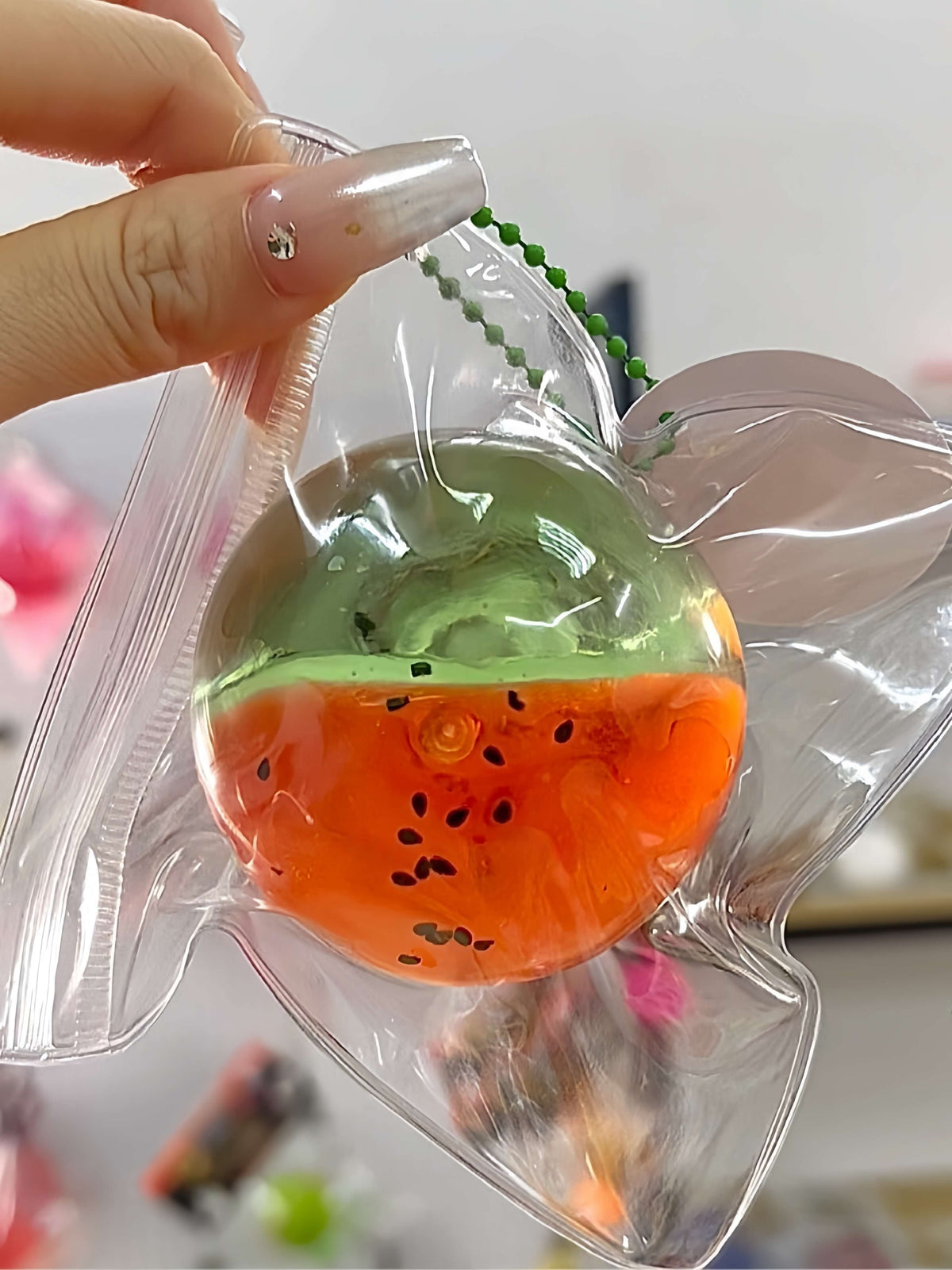 Squishies de verano con arena fluida