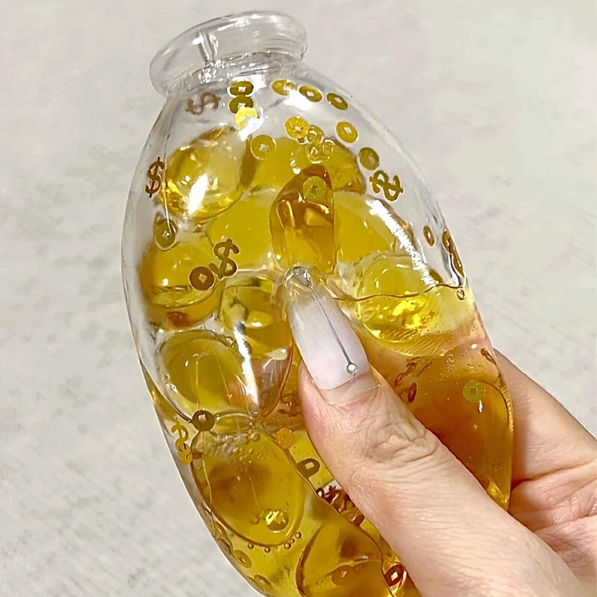 Squishies CHIBOKI de botellas cristalinas