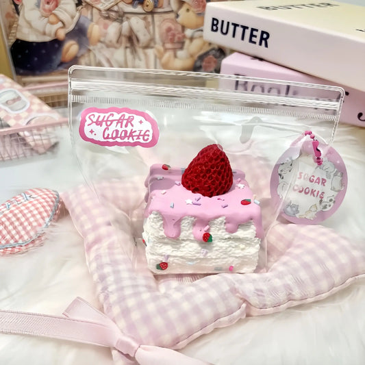 
Squishies cremosos de mochi y postres