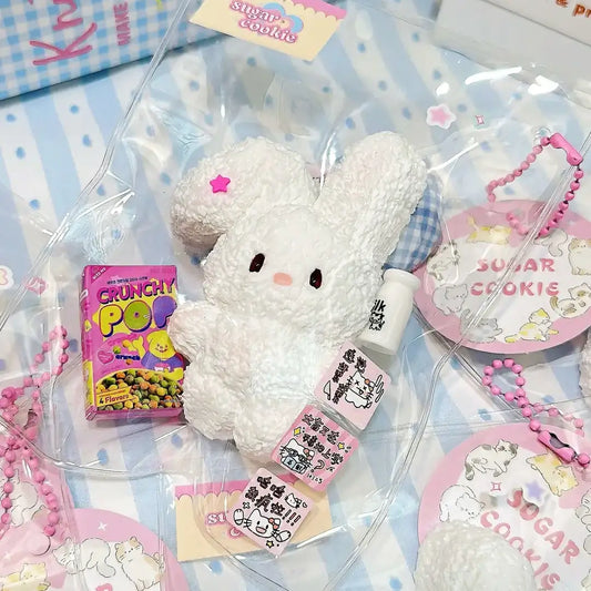 
Squishies de conejitos de silicona