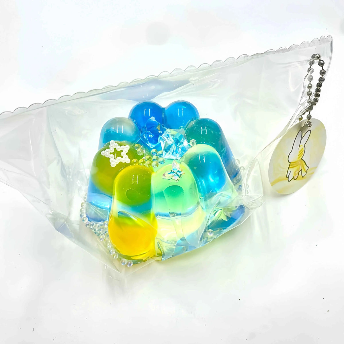 Squishy gelatinoso con efecto de cambio de color