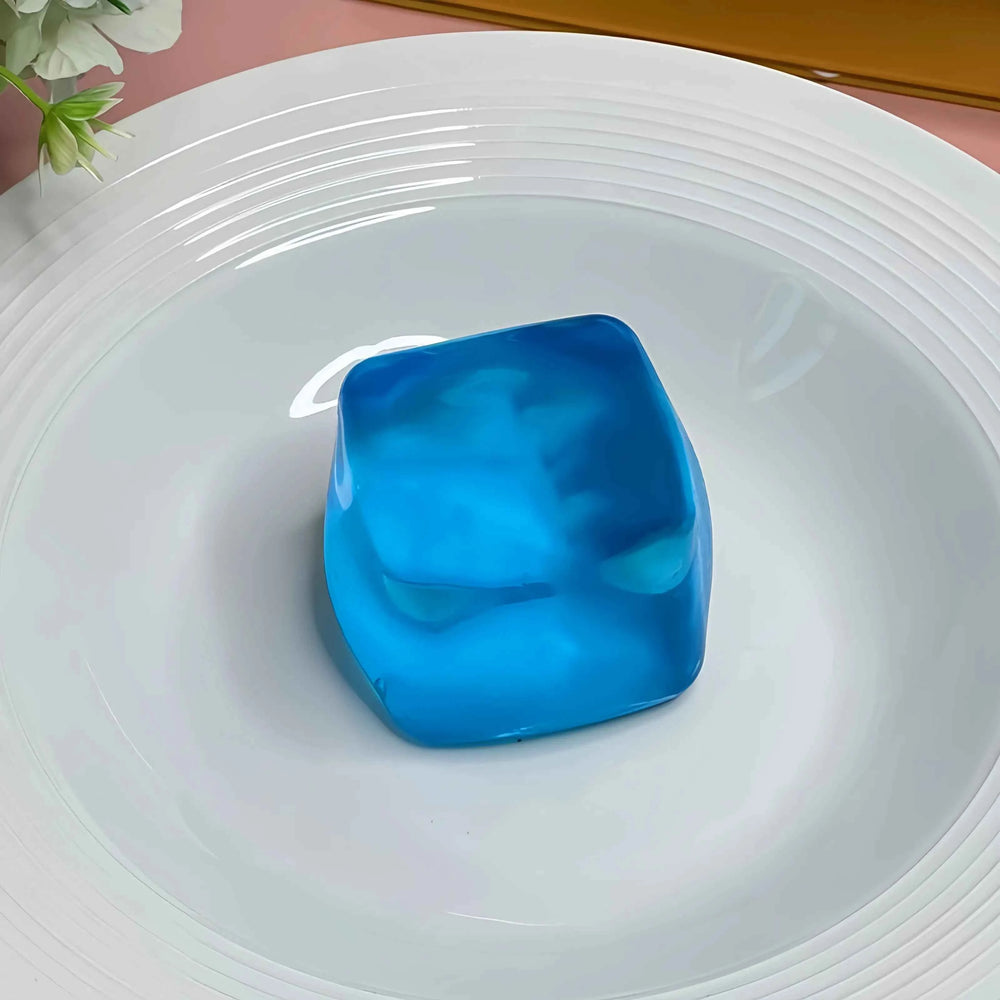 Squishy CHIBOKI de cubito de hielo azul