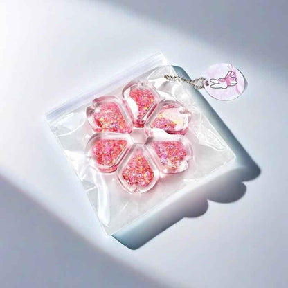 Squishy de corazón holográfico