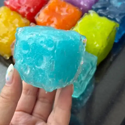 Mini squishy artesanal de cubo de queso