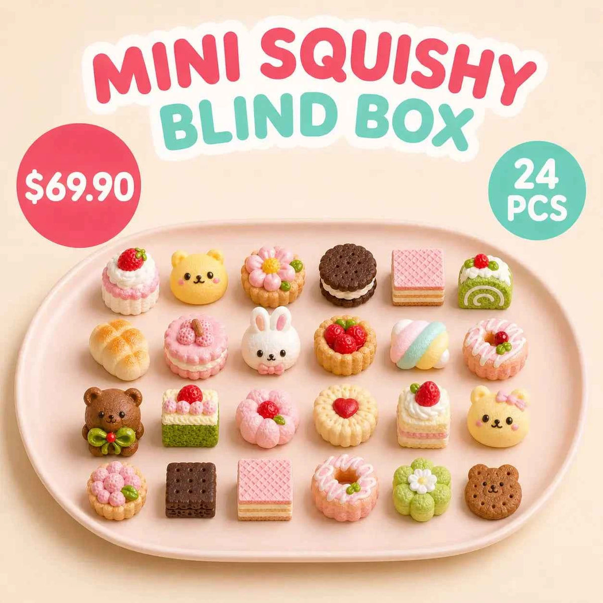 Pack sorpresa de mini squishies