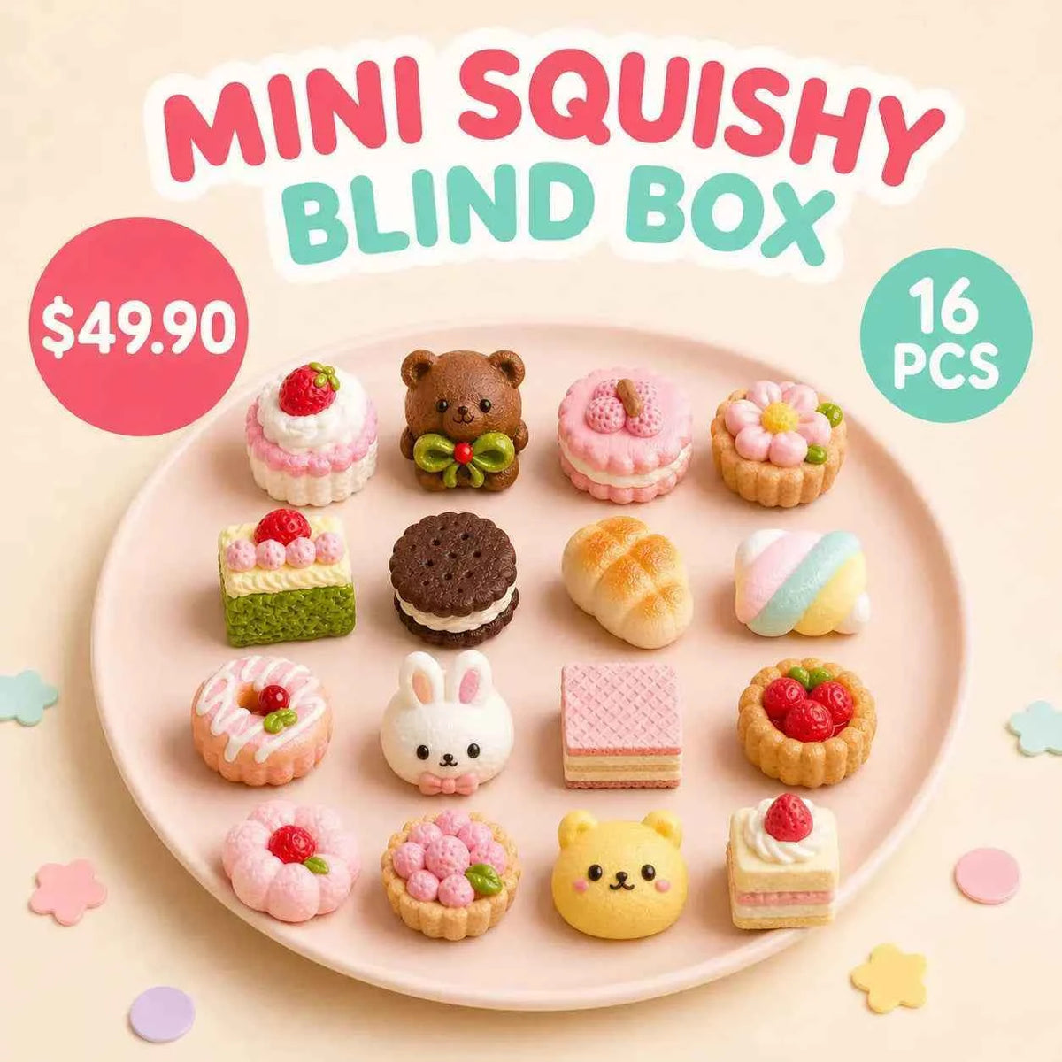 Pack sorpresa de mini squishies