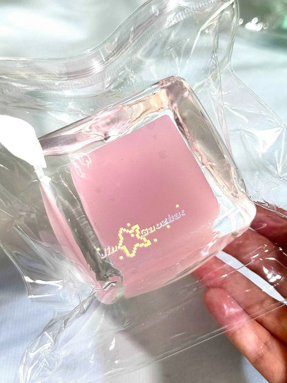 Squishy de bloque de hielo con arena fluida