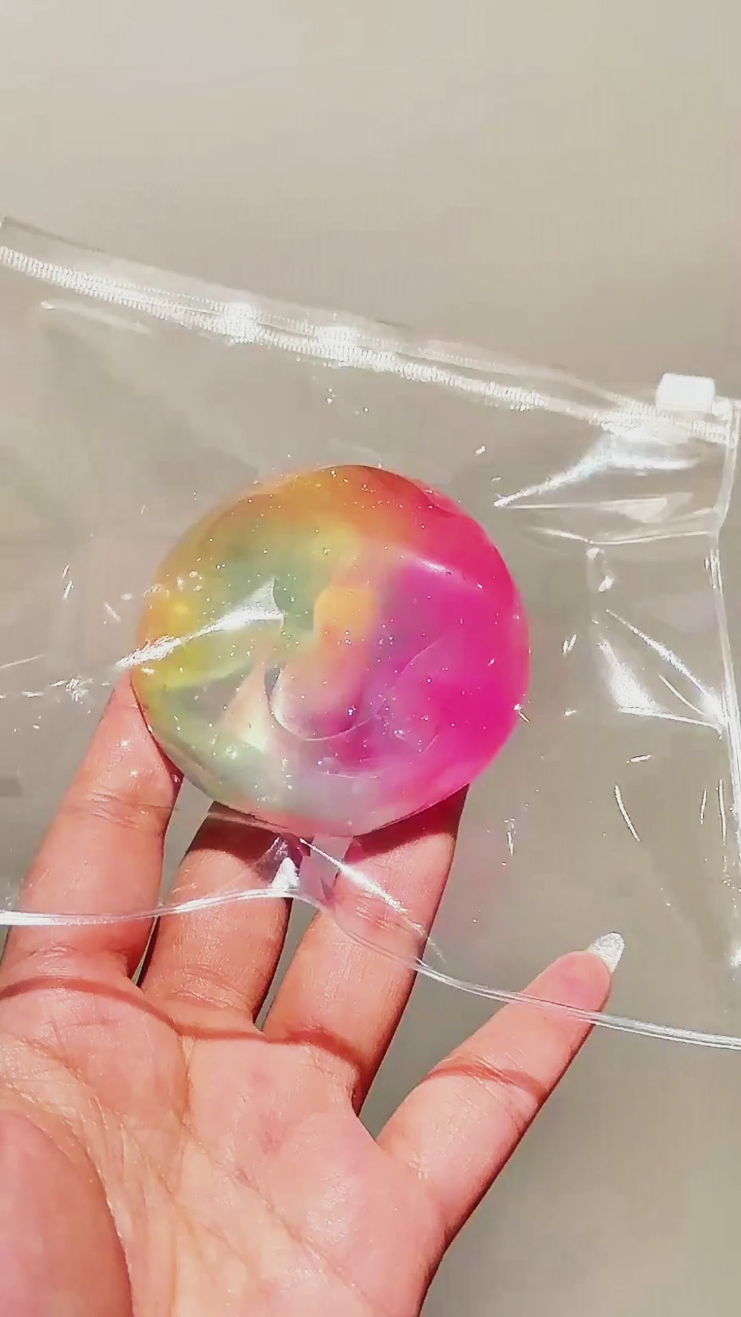 Squishies transparentes Rainbow Fantasy