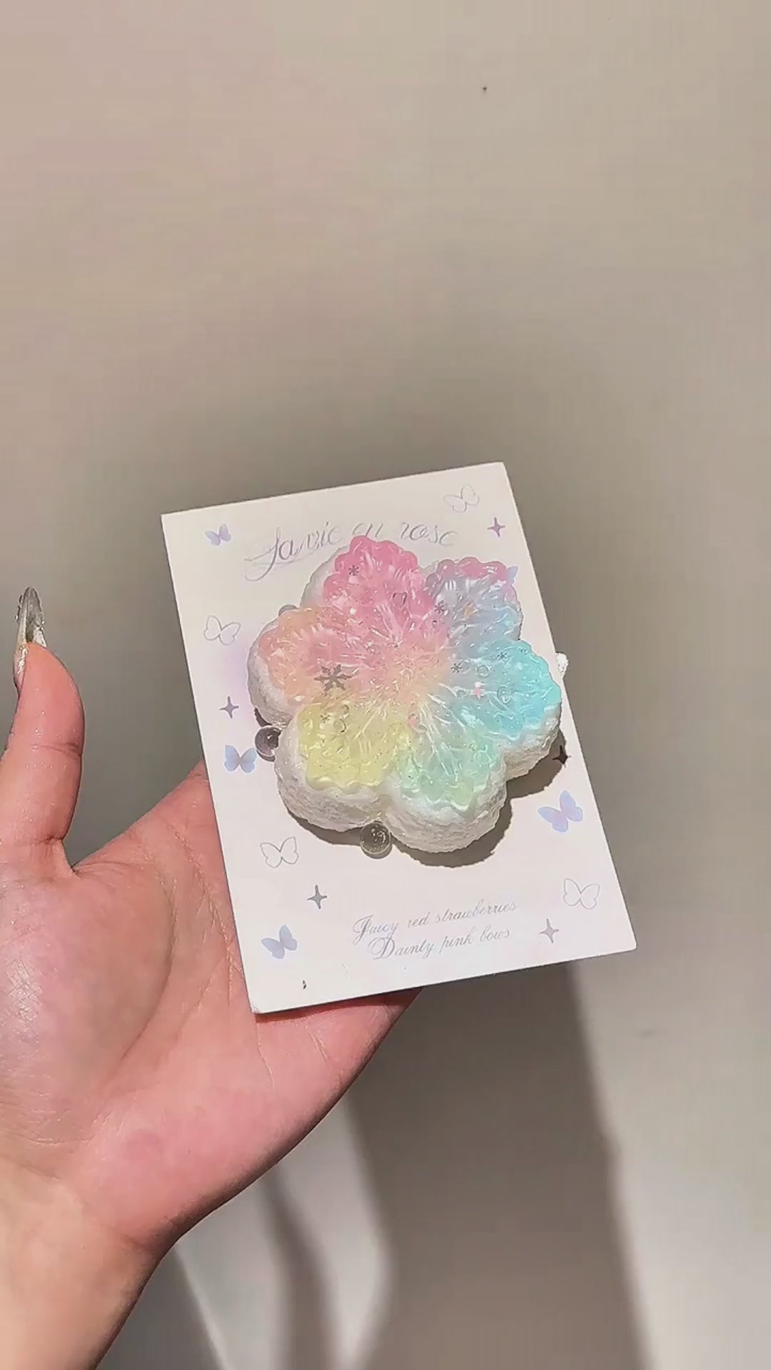 Squishies transparentes Rainbow Fantasy