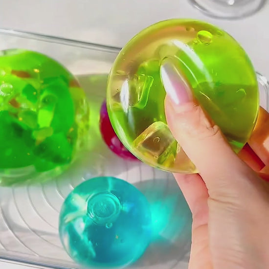 Squishies de verano con arena fluida