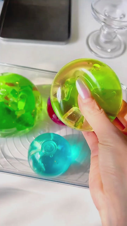 Squishies de verano con arena fluida
