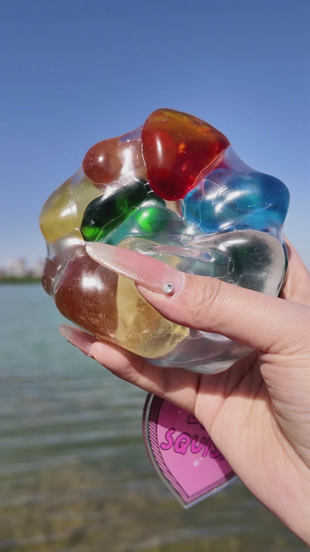Pelotas squishy CHIBOKI Jumbo Pearl