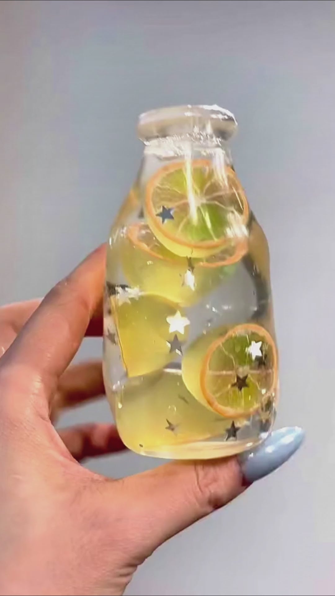 Squishies CHIBOKI de botellas cristalinas