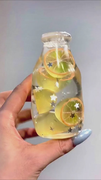 Squishies CHIBOKI de botellas cristalinas