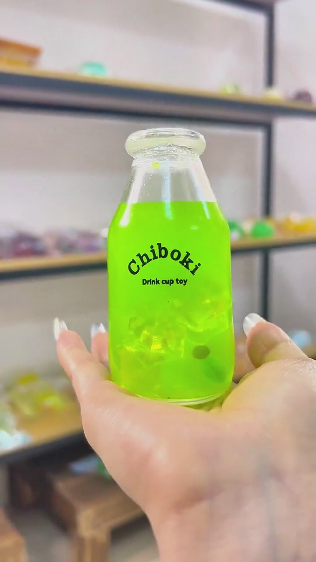 Squishies CHIBOKI de botellas de té de frutas