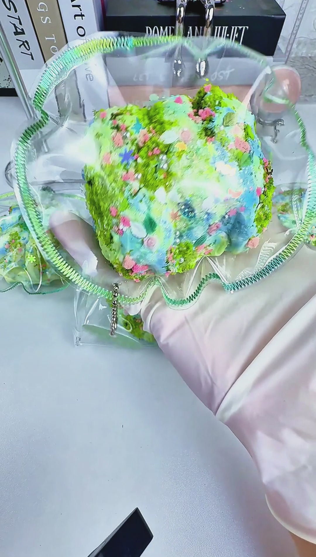 Squishy transparente Butterfly Pool