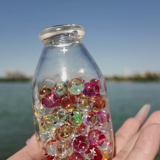 Squishies CHIBOKI de botellas cristalinas