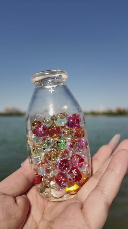 Squishies CHIBOKI de botellas cristalinas