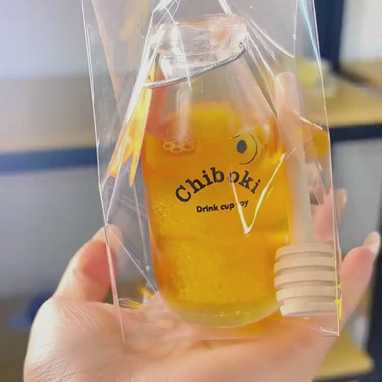 Squishies CHIBOKI de botellas transparentes