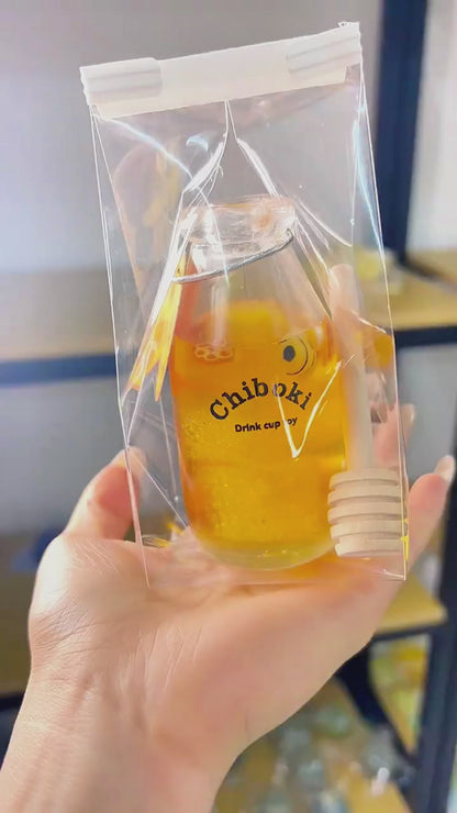 Squishies CHIBOKI de botellas transparentes