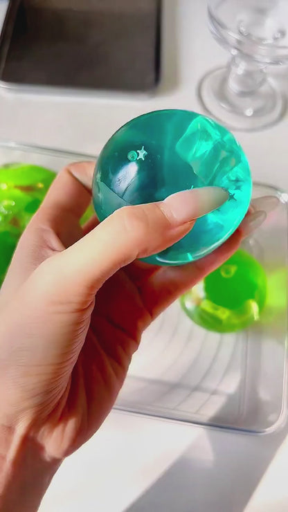 Squishies de verano con arena fluida