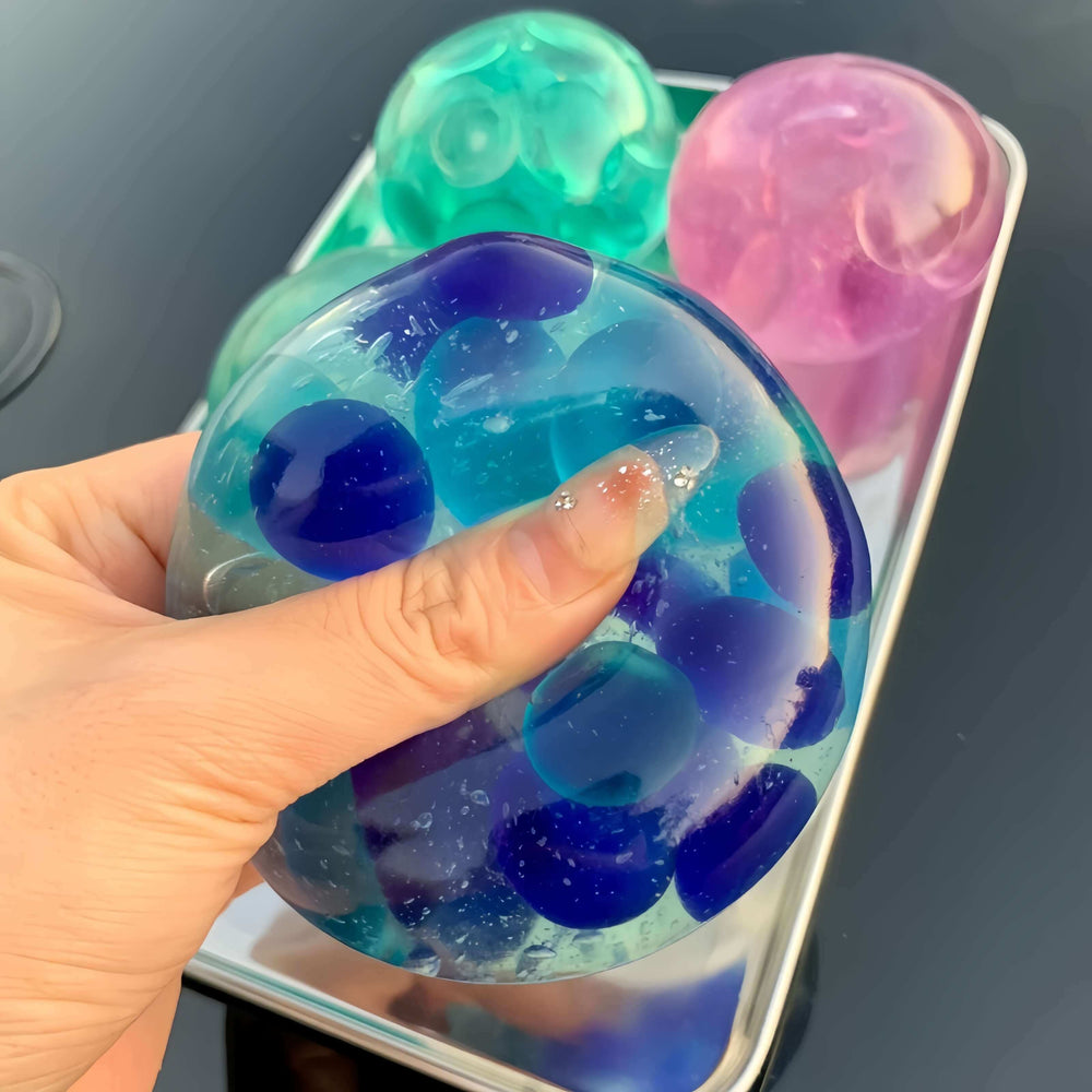 Pelota squishy CHIBOKI de aspecto jade