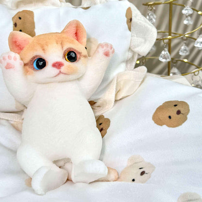 Squishy de gato de pie de silicona