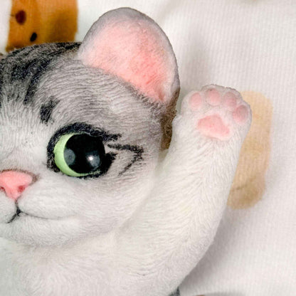 Squishy de gato de pie de silicona