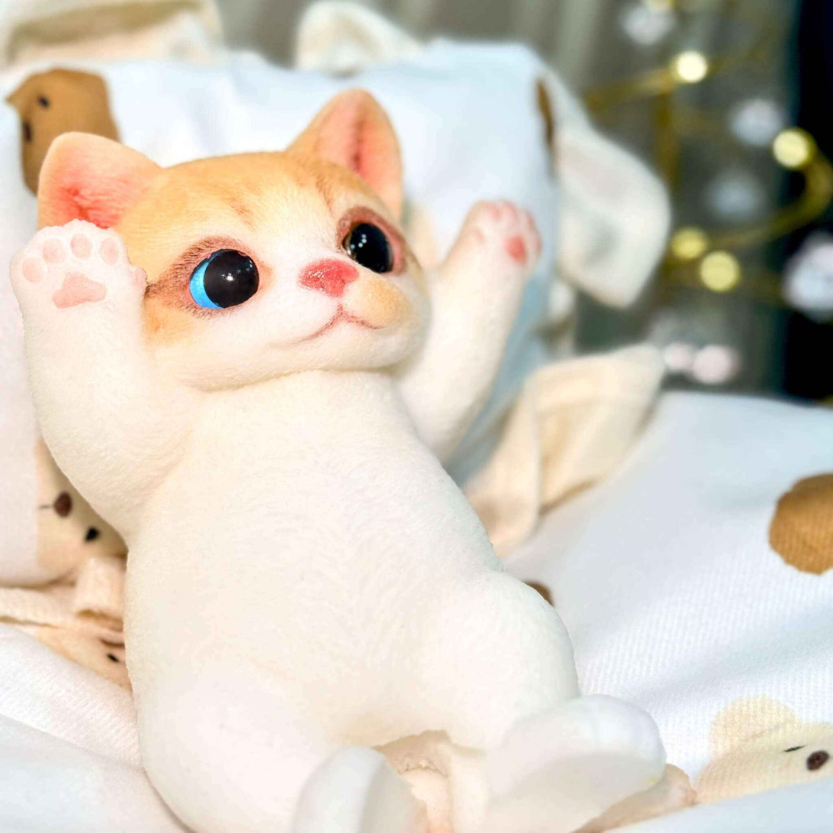 Squishy de gato de pie de silicona