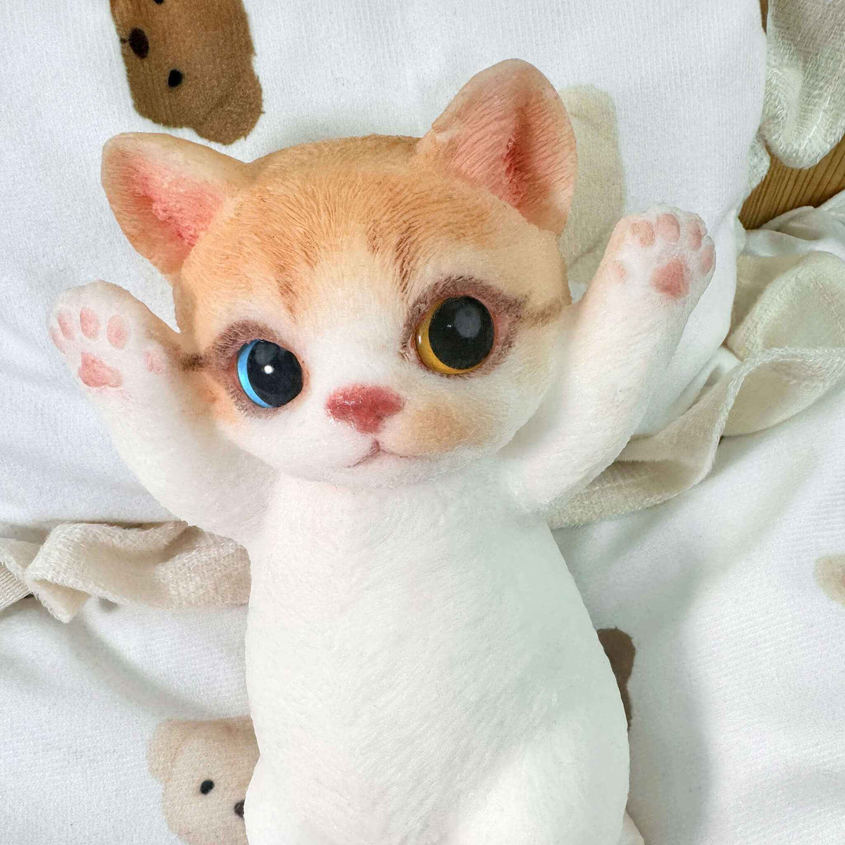 Squishy de gato de pie de silicona