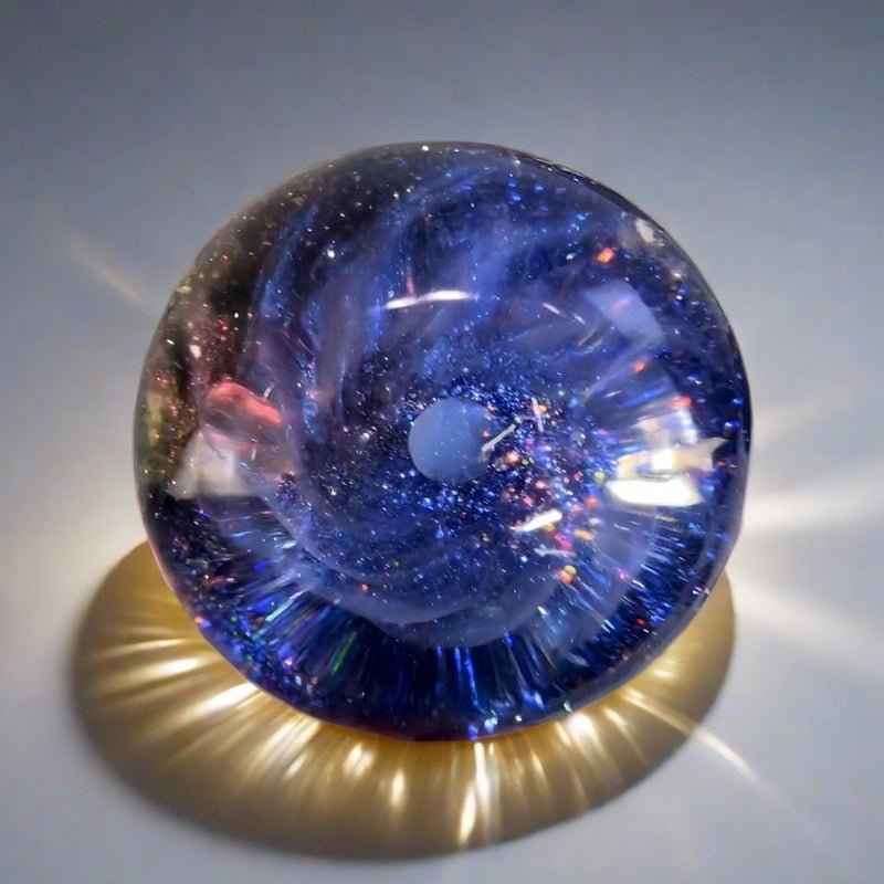 Squishies cósmicos de silicona transparente