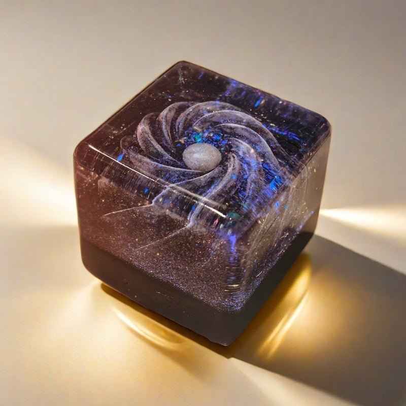 Squishies cósmicos de silicona transparente