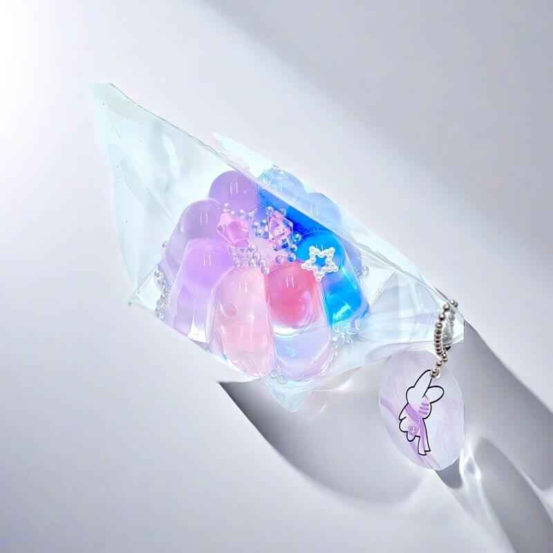 Squishy gelatinoso con efecto de cambio de color