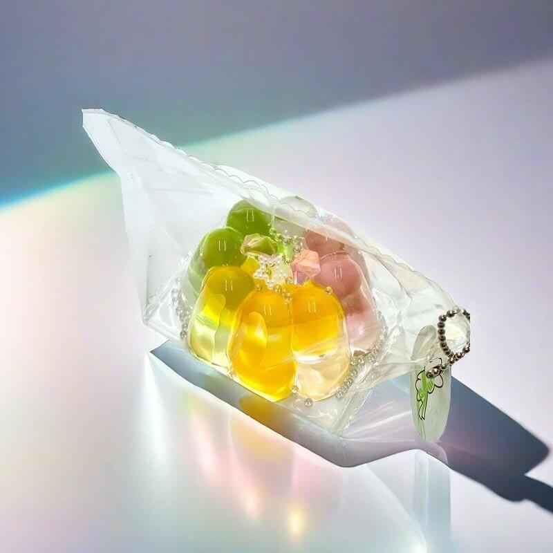 Squishy gelatinoso con efecto de cambio de color